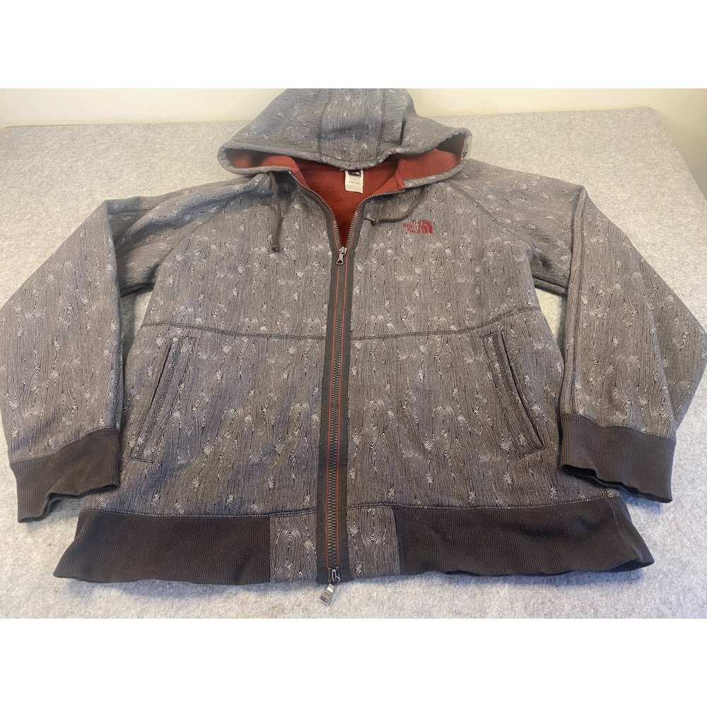 The North Face Surge HighGate Mens Rare Full Zip‎ Hoodie Fleece Lined Size L